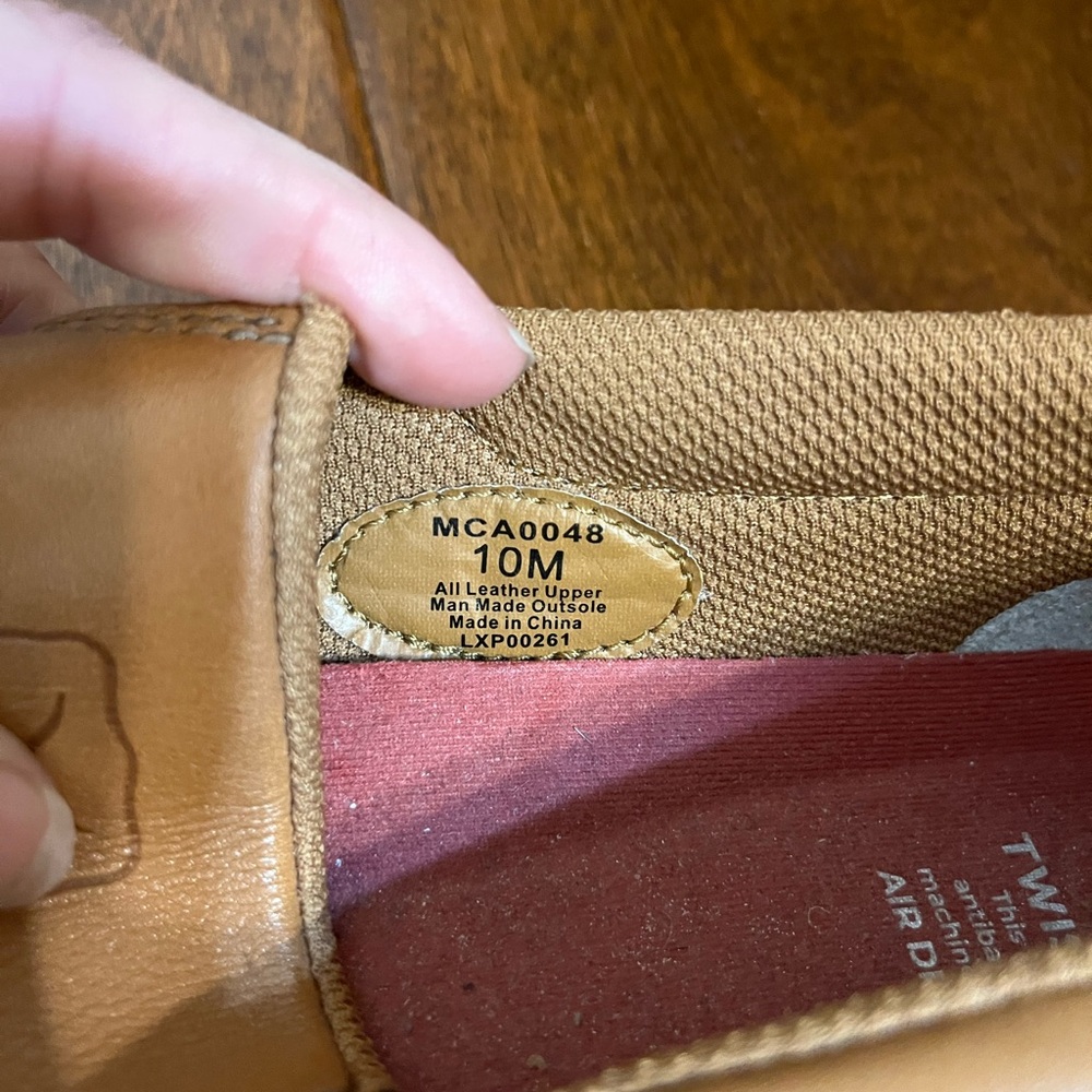 EUC Twisted X Men's Brown Leather Slip-Ons - Picture 7 of 9